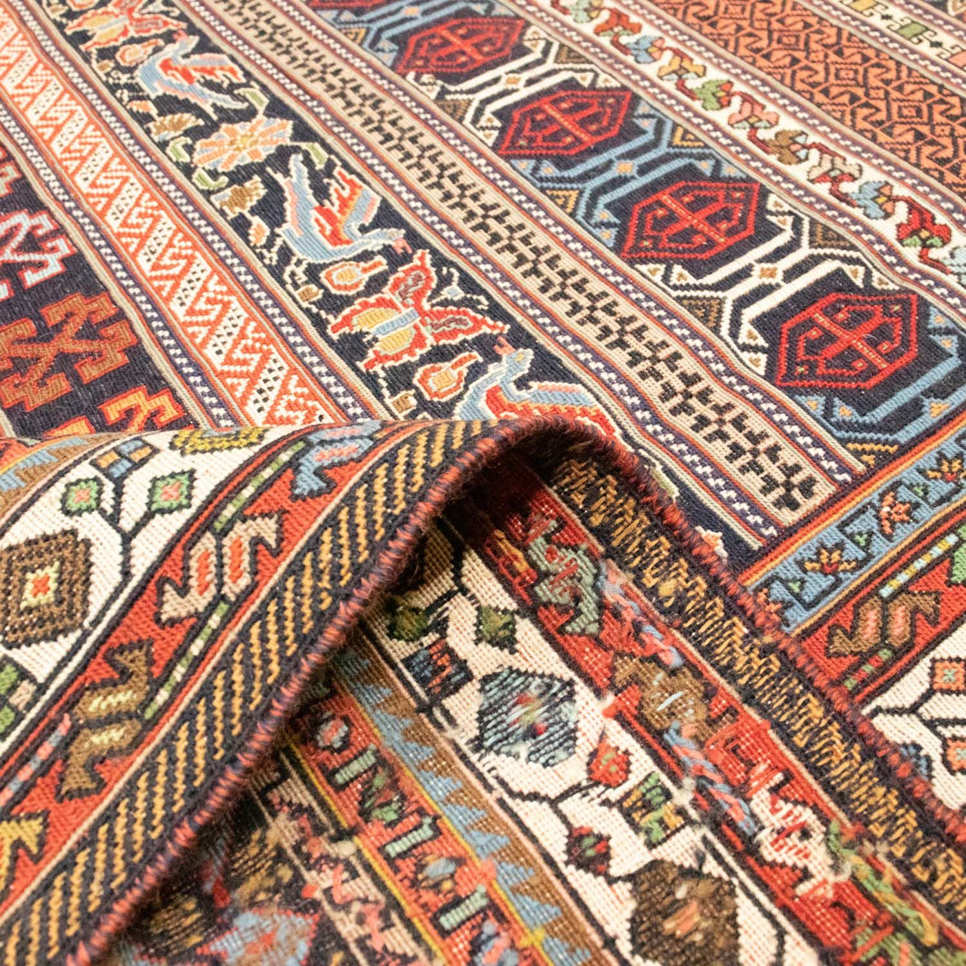 Afshar Sirjan Rug 296x202cm - Persian Rugs