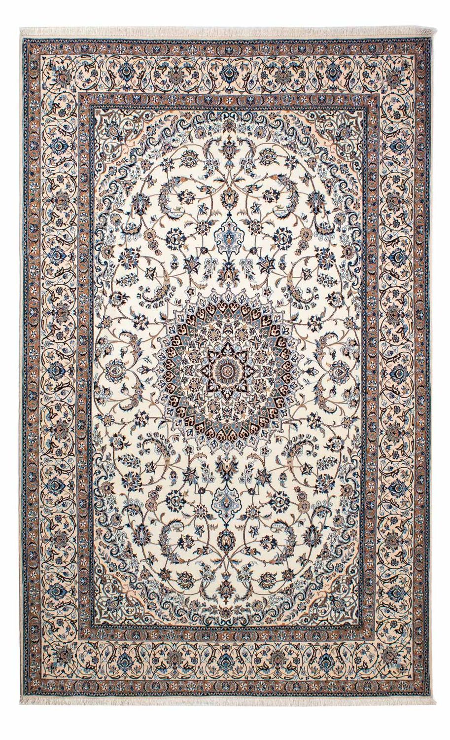 Perser Rug - Nain - Premium - 252 x 157 cm - beige