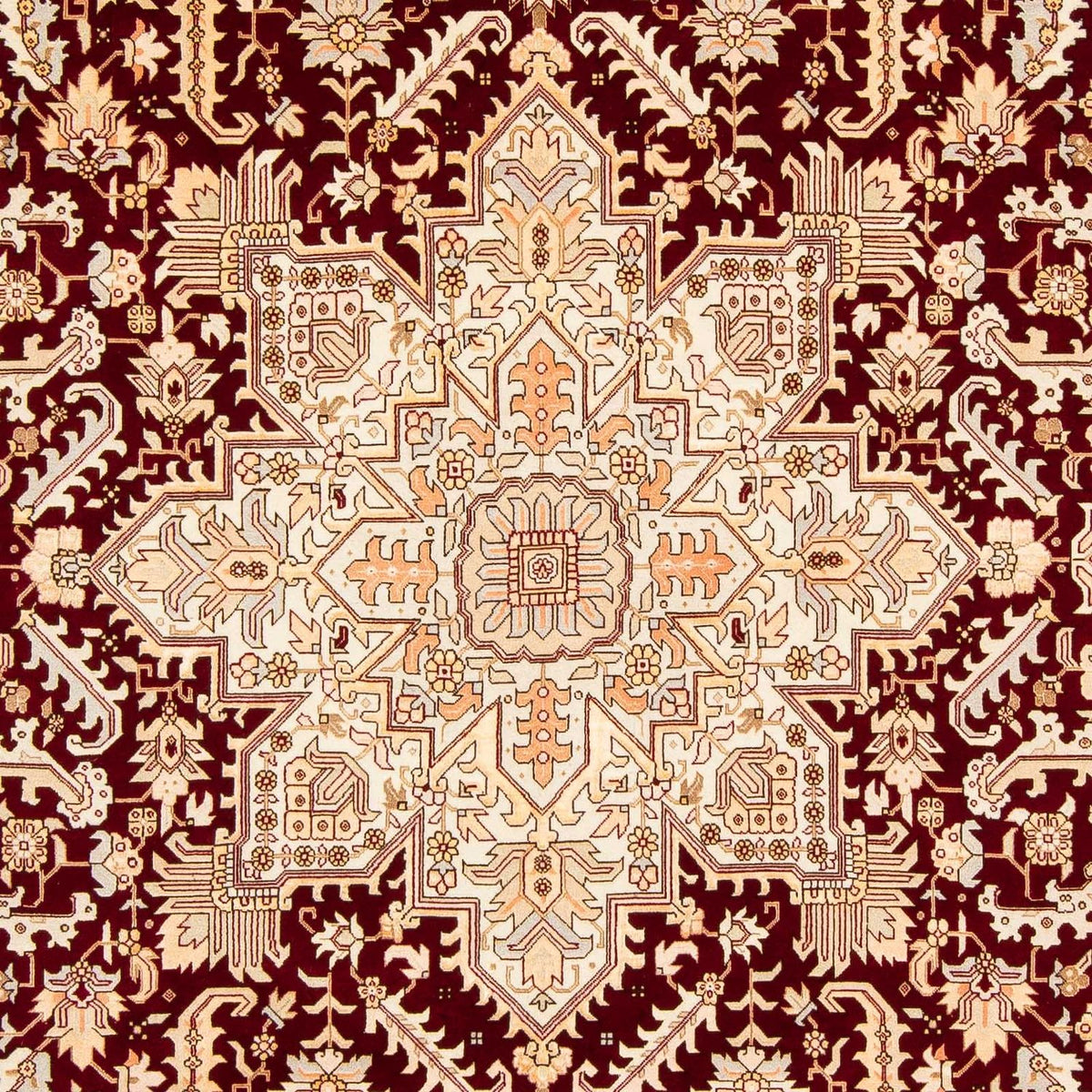 Perser Rug - Tabriz - Royal - 300 x 200 cm - dark red
