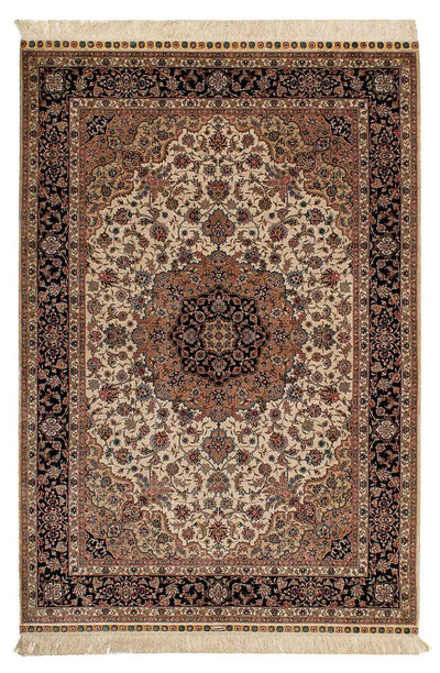Chinese Silk Rug 122x183cm - Persian Rugs