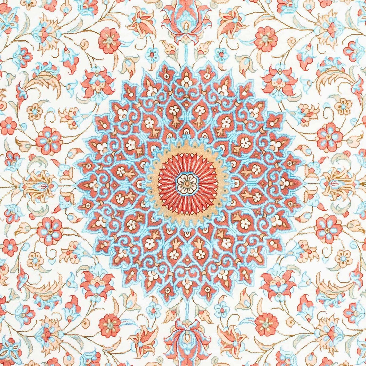 Perser Rug - Ghom oval  - 120 x 76 cm - beige