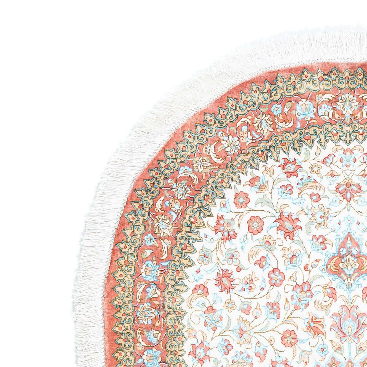 Perser Rug - Ghom oval  - 120 x 76 cm - beige