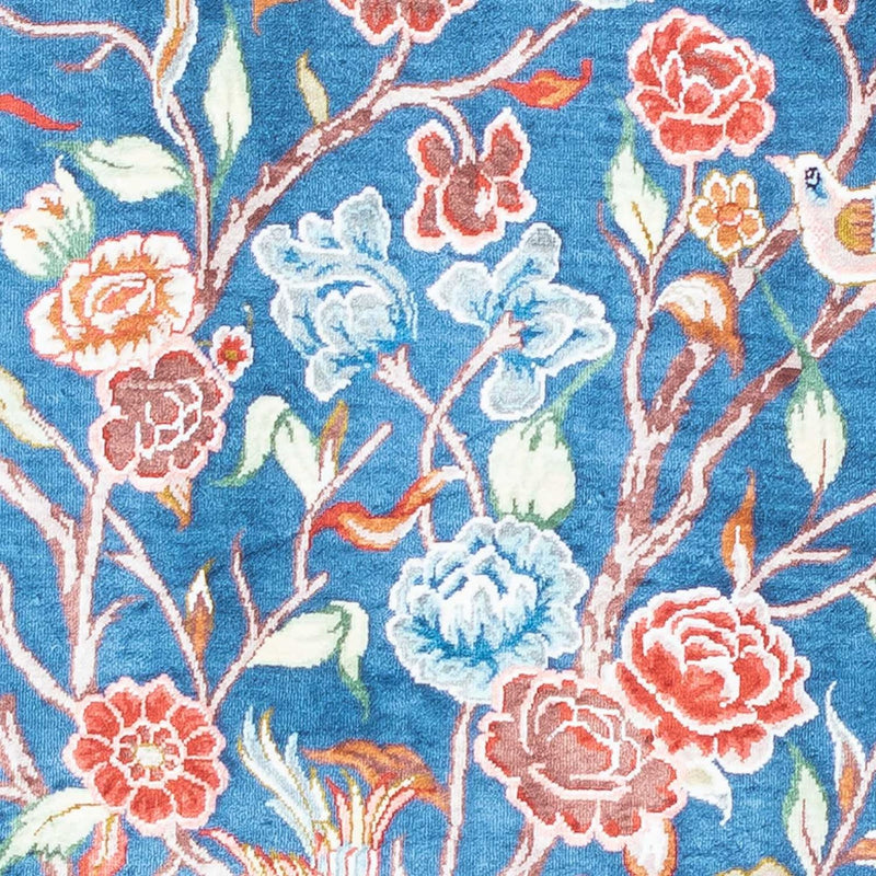 Perser Rug - Ghom - 121 x 77 cm - light blue