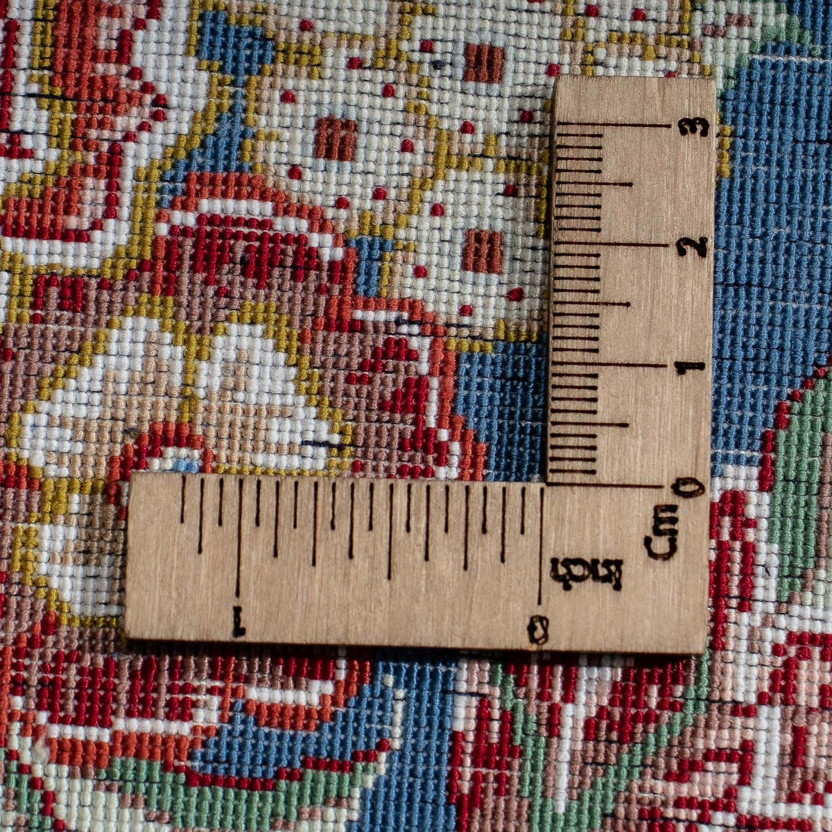 Silk Rug - Ghom Silk - Premium - 40 x 28 cm - dark blue