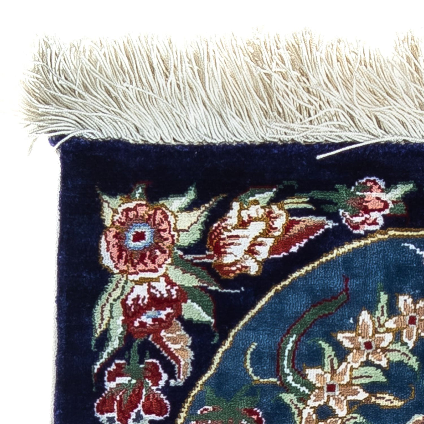 Ghom - Seide Teppich 40x28cm - Perserteppich