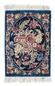 Qom Silk Rug 40x28cm - Persian Rugs