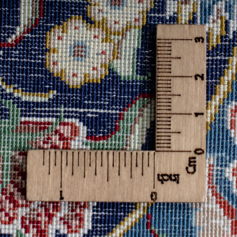 Silk Rug - Ghom Silk - Premium - 40 x 28 cm - dark blue