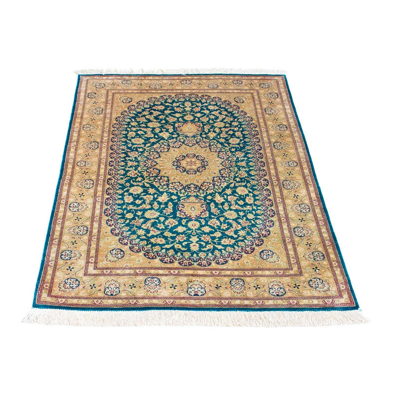 Perser Rug - Ghom - 119 x 78 cm - turquoise