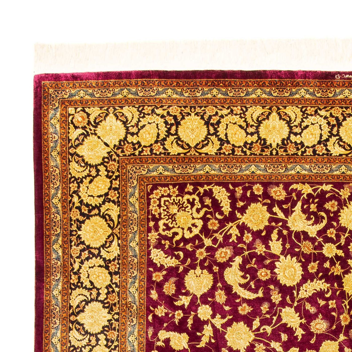 Qom Rug 305x202cm - Persian Rugs