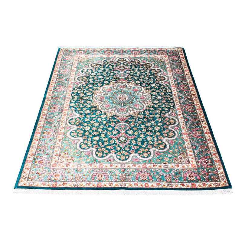Perser Rug - Ghom - 163 x 100 cm - green