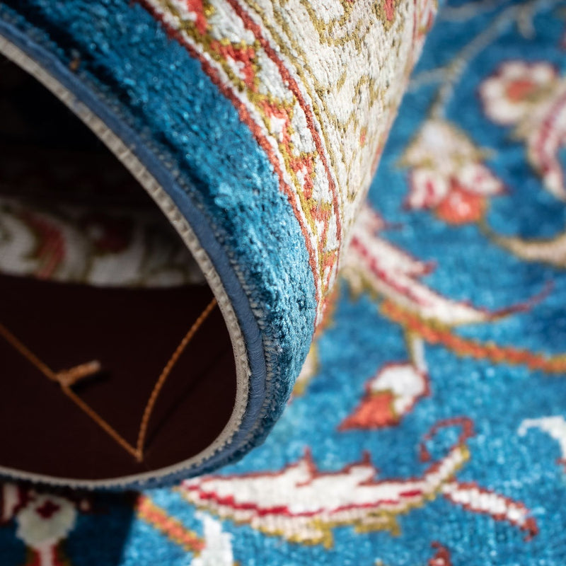 Perser Rug - Ghom - 92 x 57 cm - dark blue