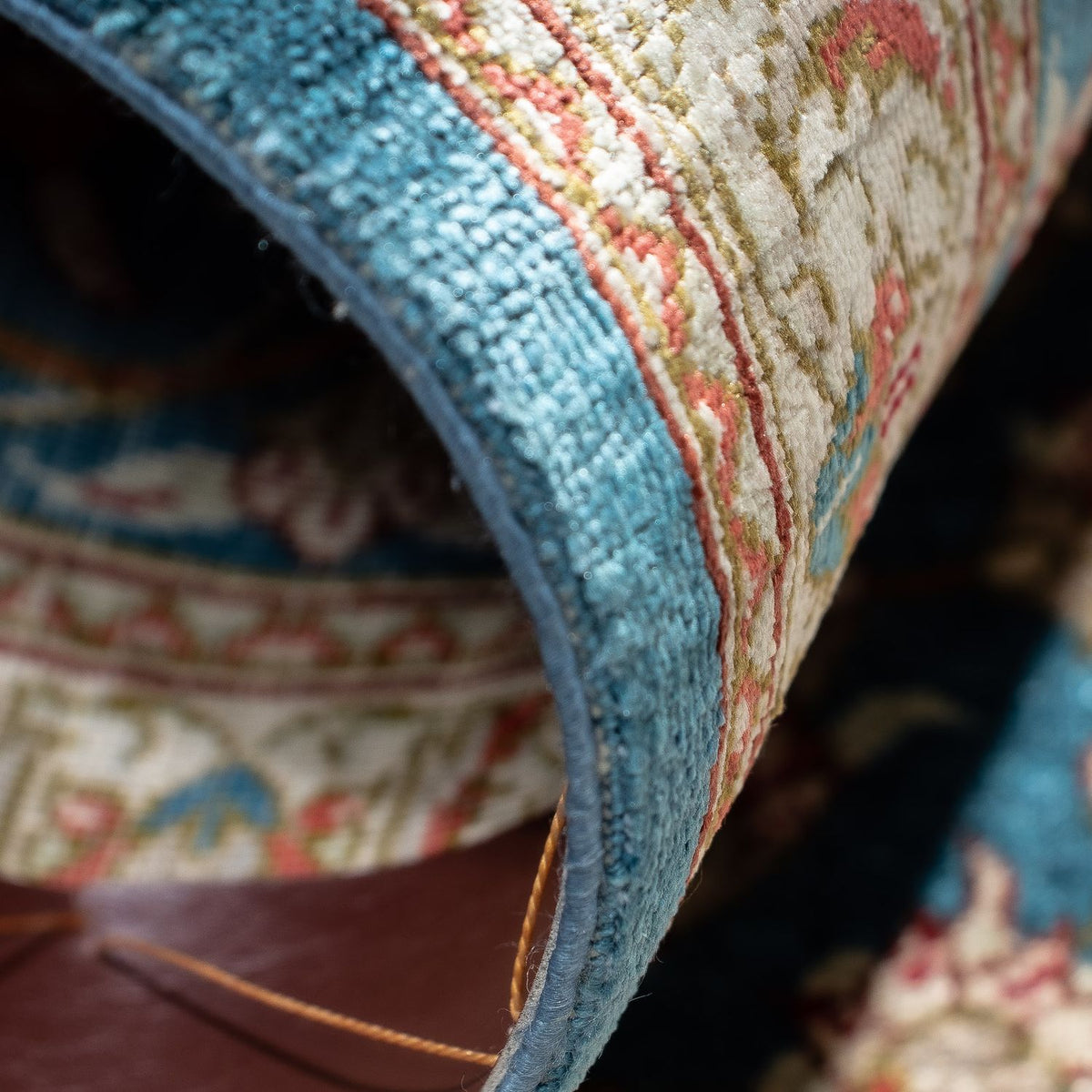 Perser Rug - Ghom - 94 x 58 cm - blue