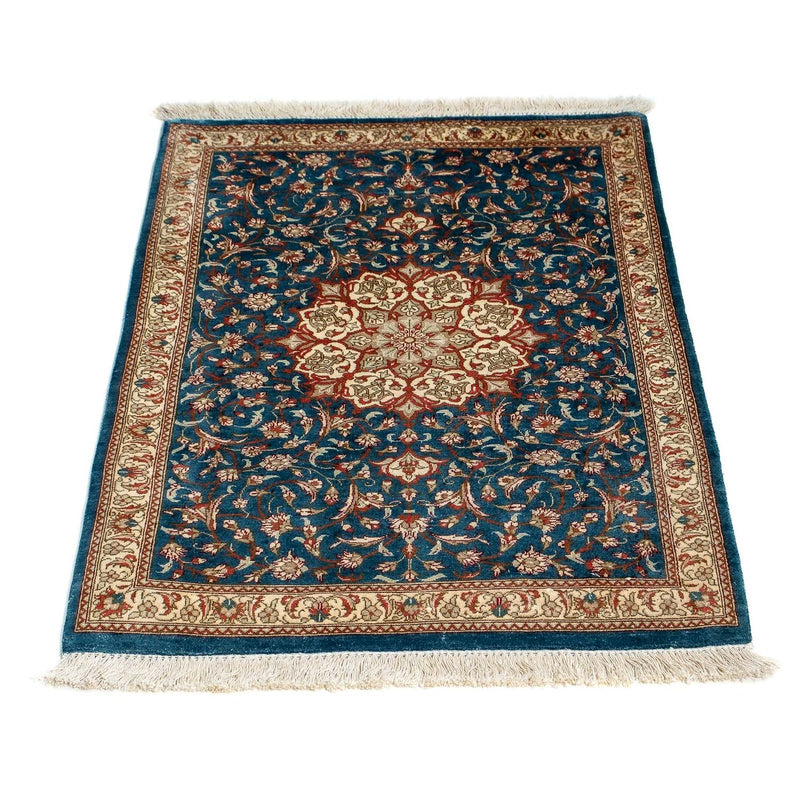 Perser Rug - Ghom - 94 x 58 cm - blue