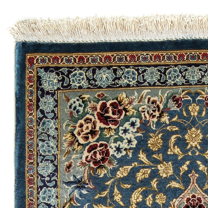 Perser Rug - Ghom - 80 x 55 cm - dark blue