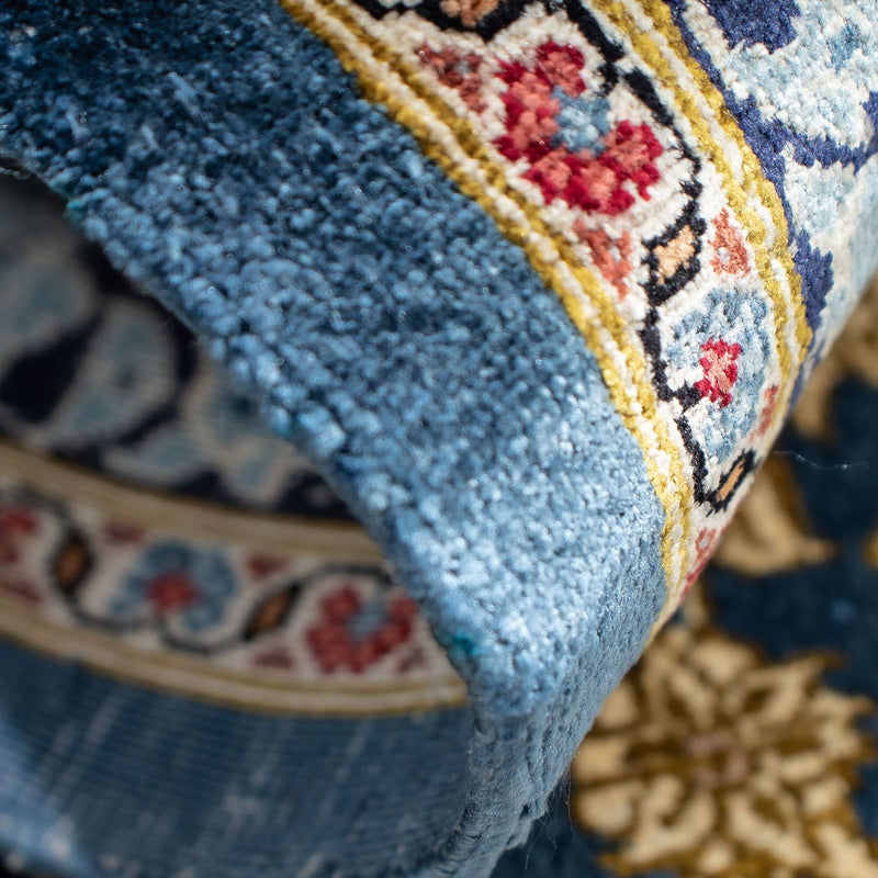 Perser Rug - Ghom - 80 x 55 cm - dark blue