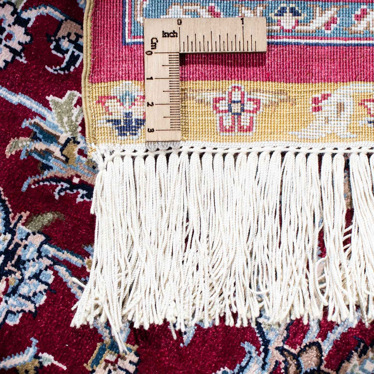 Oriental Rug - Hereke - 246 x 170 cm - dark red