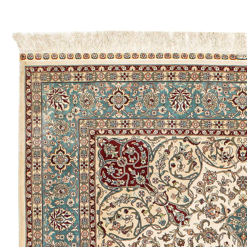 Silk Rug - Chinese Silk - 183 x 122 cm - dark red