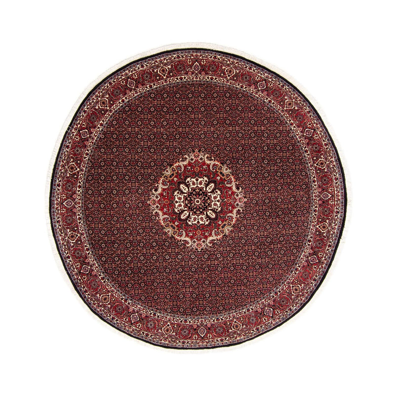 Perser Rug - Bidjar round  - 250 x 250 cm - dark red