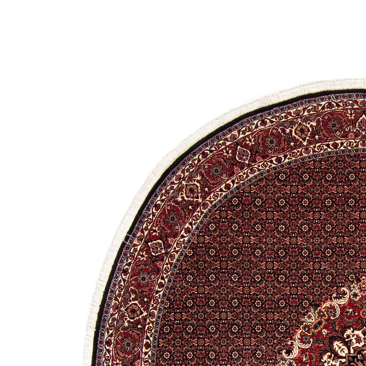 Perser Rug - Bidjar round  - 250 x 250 cm - dark red