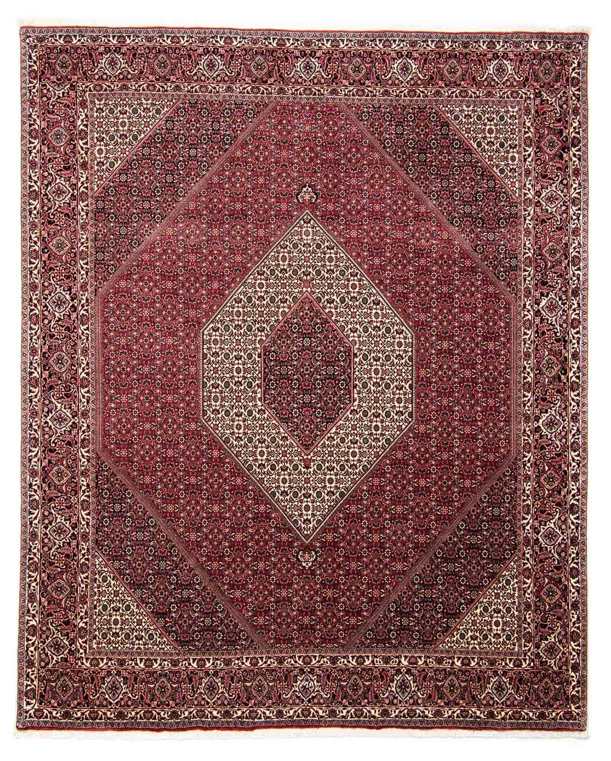 Perser Rug - Bidjar - 303 x 250 cm - dark red