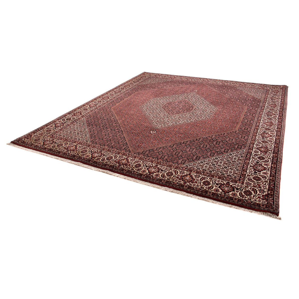 Perser Rug - Bidjar - 309 x 256 cm - dark red