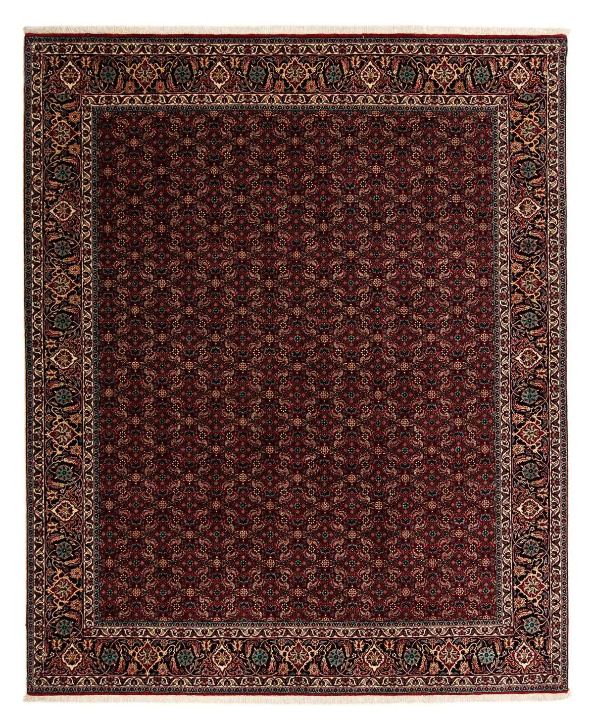Perser Rug - Bidjar - 252 x 206 cm - dark red