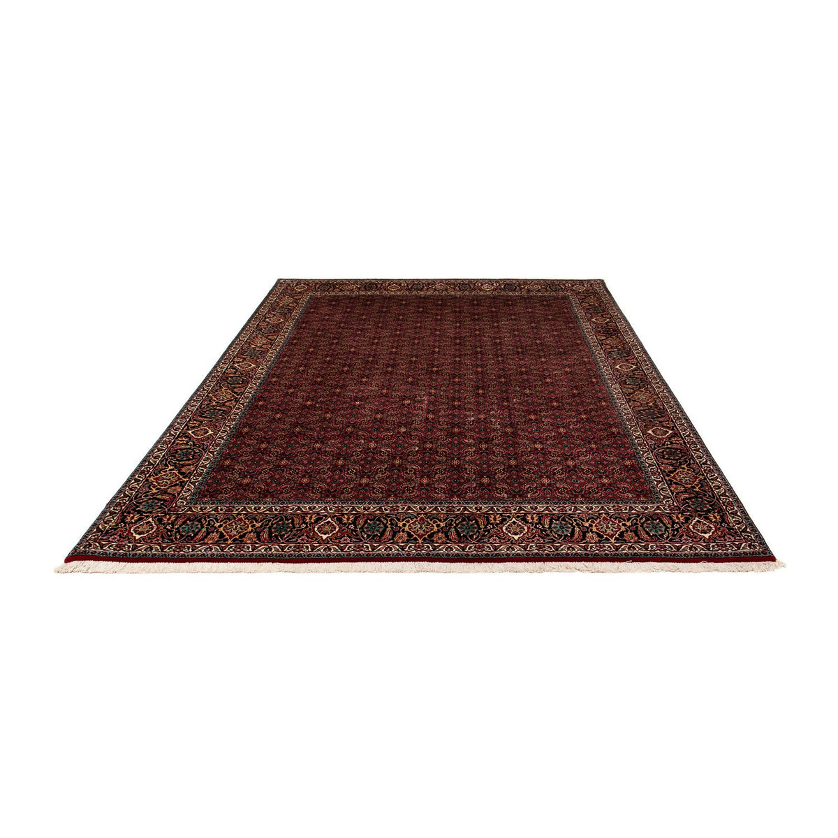 Perser Rug - Bidjar - 252 x 206 cm - dark red