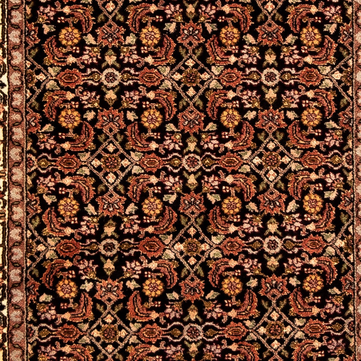 Runner Perser Rug - Bidjar - 298 x 82 cm - multicolored