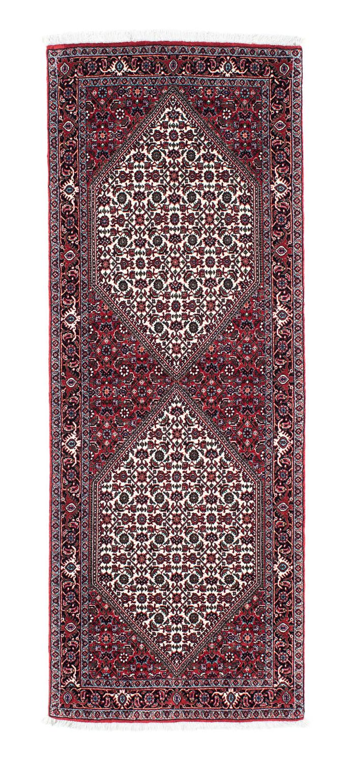 Runner Perser Rug - Bidjar - 199 x 73 cm - dark red