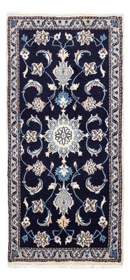 Perser Rug - Nain - 134 x 65 cm - dark blue
