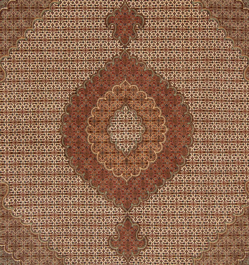 Perser Rug - Tabriz - 252 x 202 cm - light brown