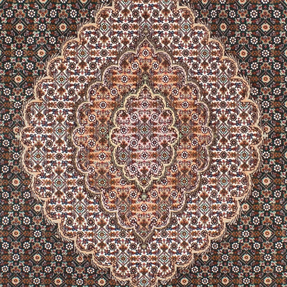 Perser Rug - Tabriz - 198 x 152 cm - green