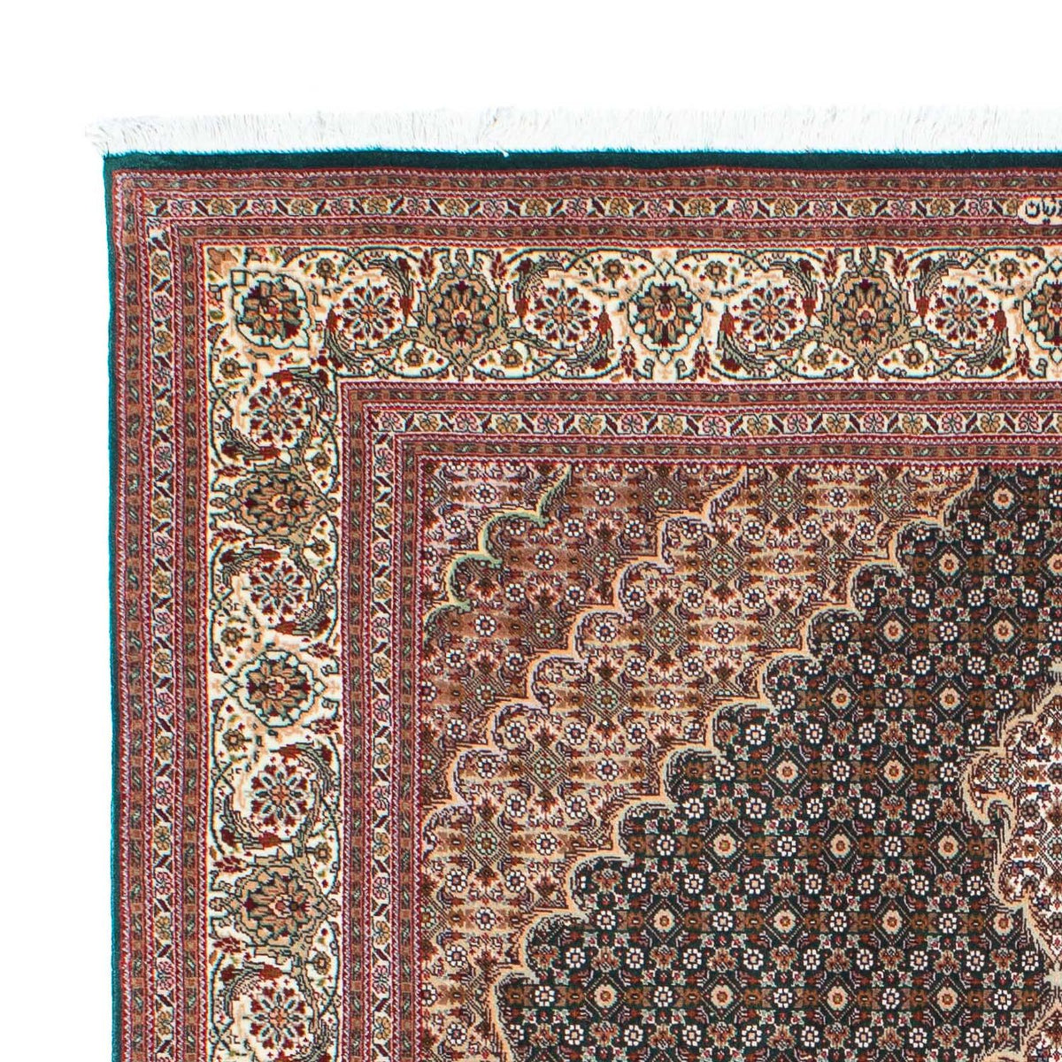 Perser Rug - Tabriz - 198 x 152 cm - green