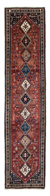 Runner Perser Rug - Nomadic - 382 x 83 cm - dark red