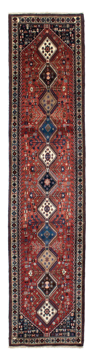 Runner Perser Rug - Nomadic - 382 x 83 cm - dark red