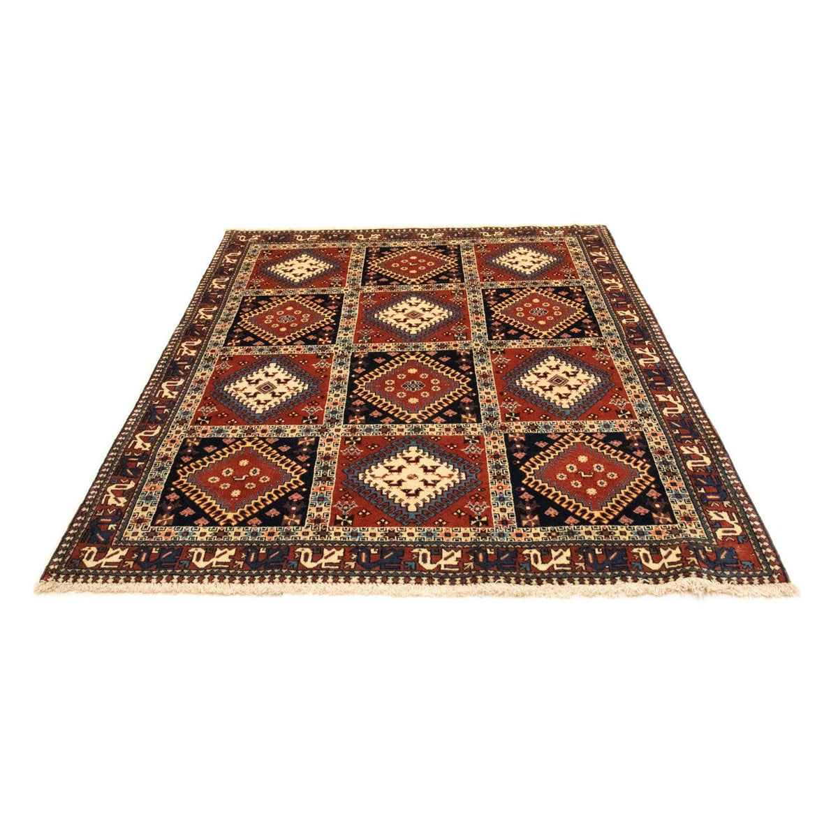 Perser Rug - Nomadic - 197 x 145 cm - multicolored