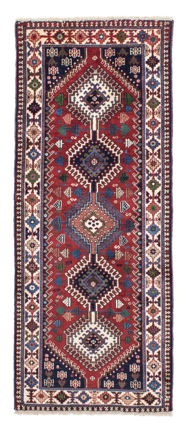 Runner Perser Rug - Nomadic - 194 x 80 cm - dark red