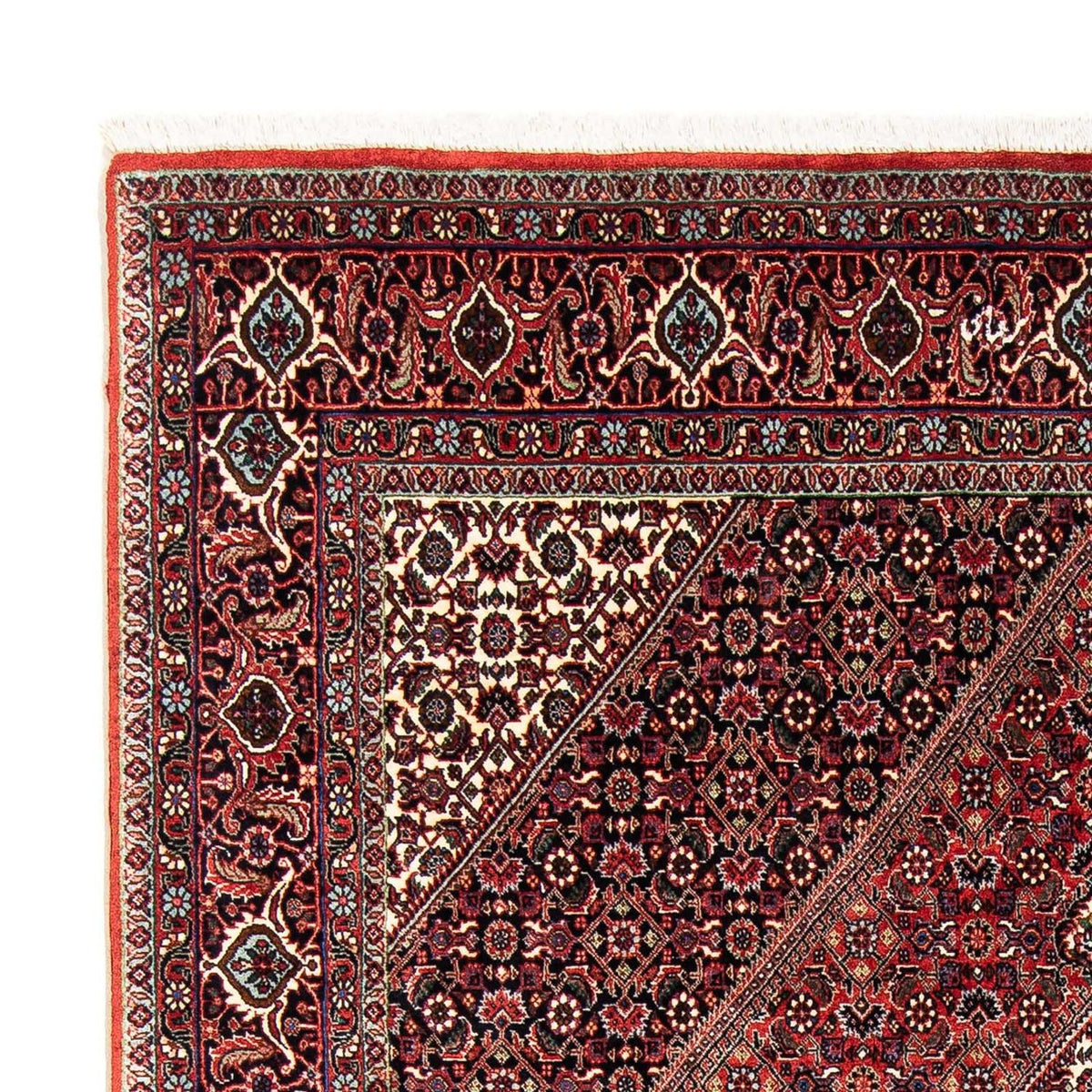 Perser Rug - Bidjar - 245 x 167 cm - dark red