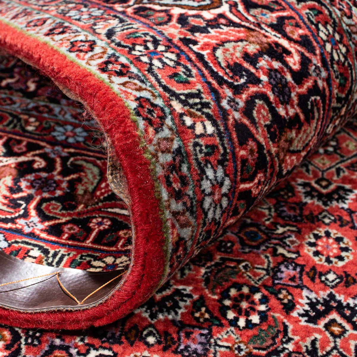 Perser Rug - Bidjar - 245 x 167 cm - dark red