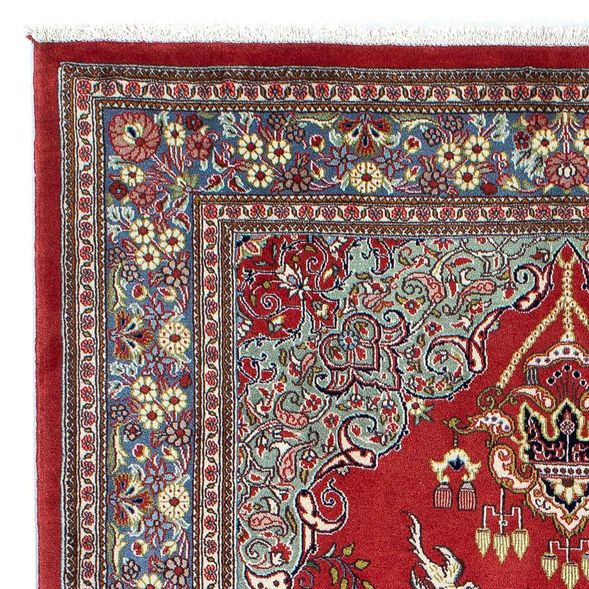 Perser Rug - Ghom - 200 x 140 cm - red