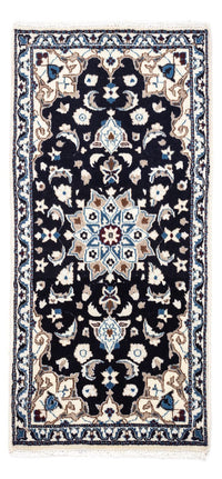 Perser Rug - Nain - 134 x 69 cm - dark blue