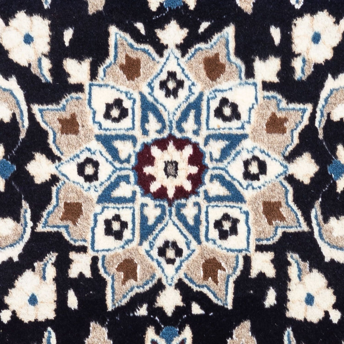 Perser Rug - Nain - 134 x 69 cm - dark blue