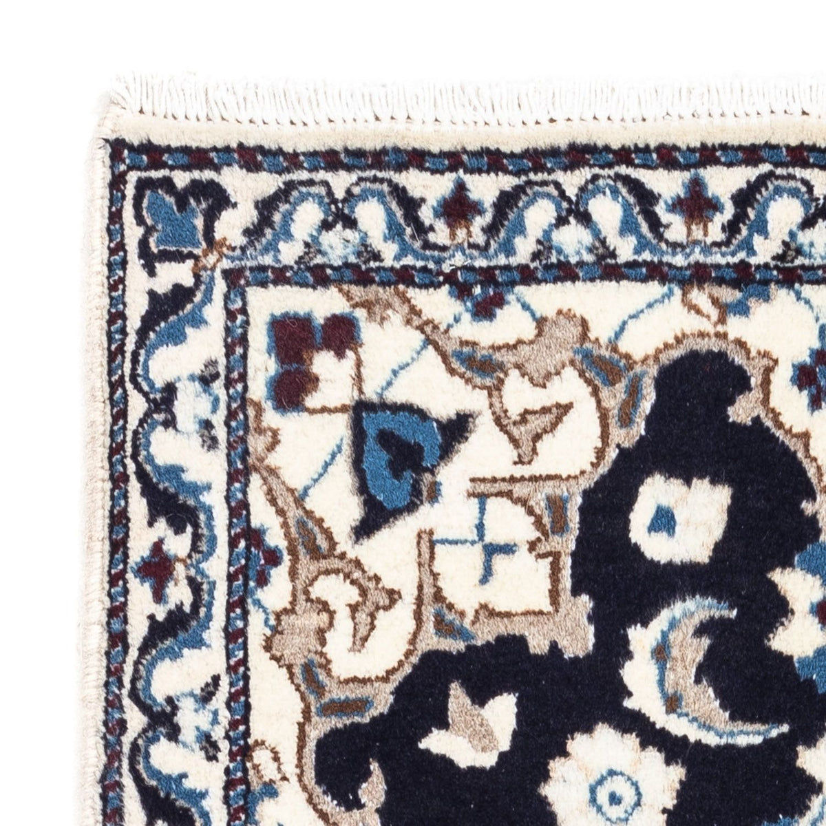 Perser Rug - Nain - 134 x 69 cm - dark blue