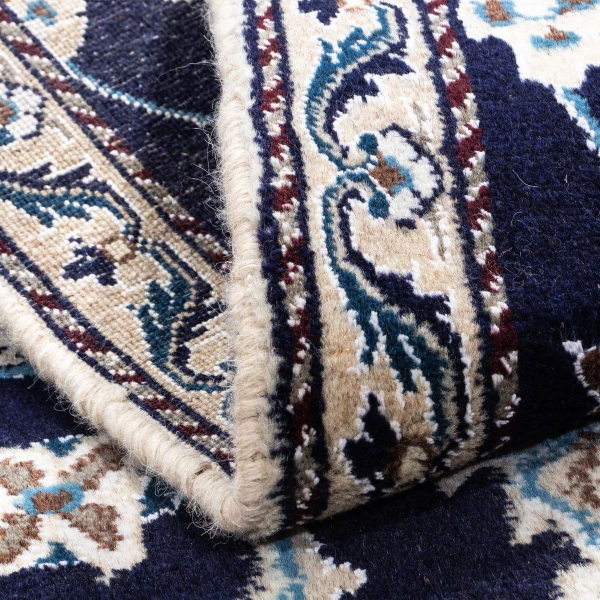 Perser Rug - Nain - 138 x 68 cm - dark blue