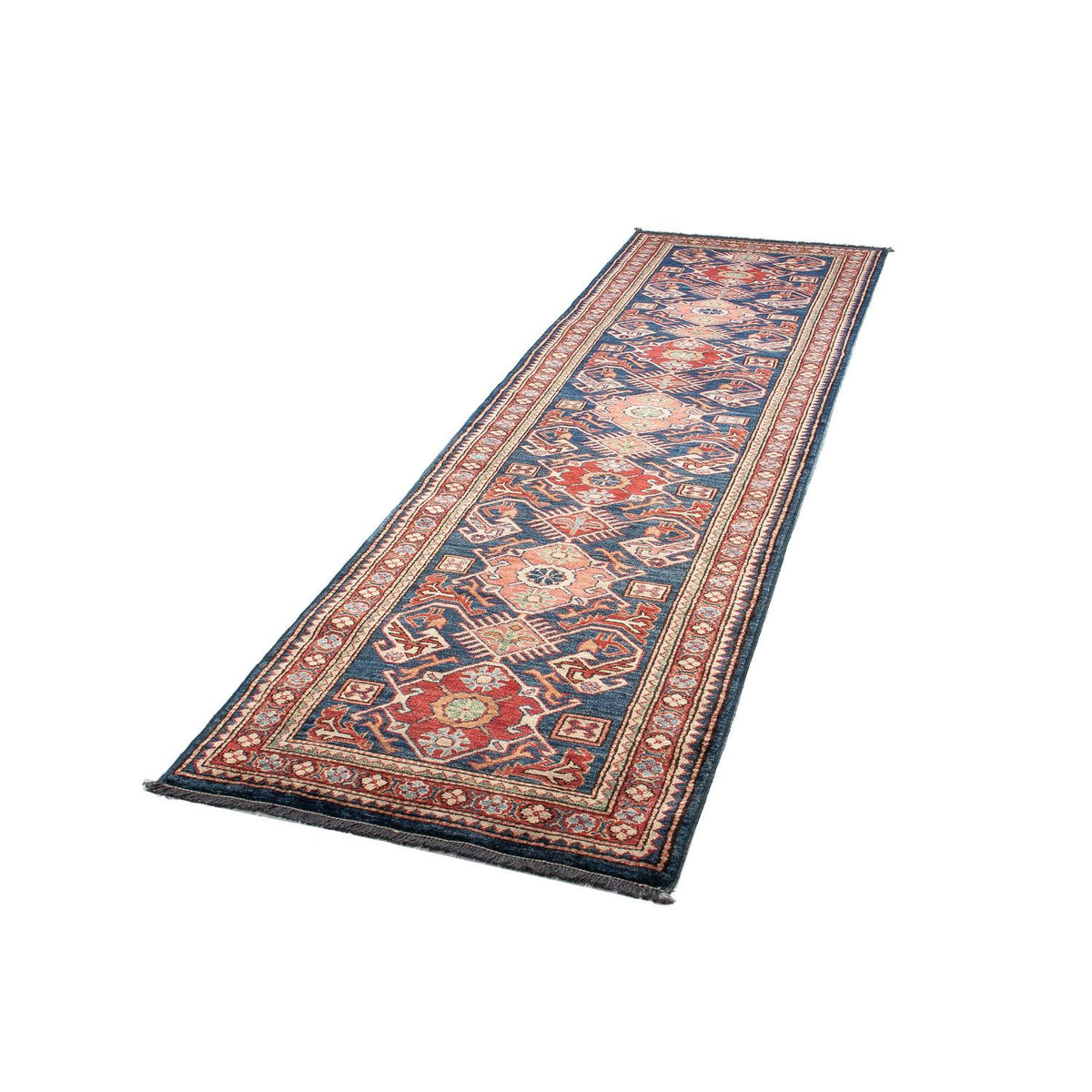 Runner Ziegler Rug - Kazak - 298 x 78 cm - blue