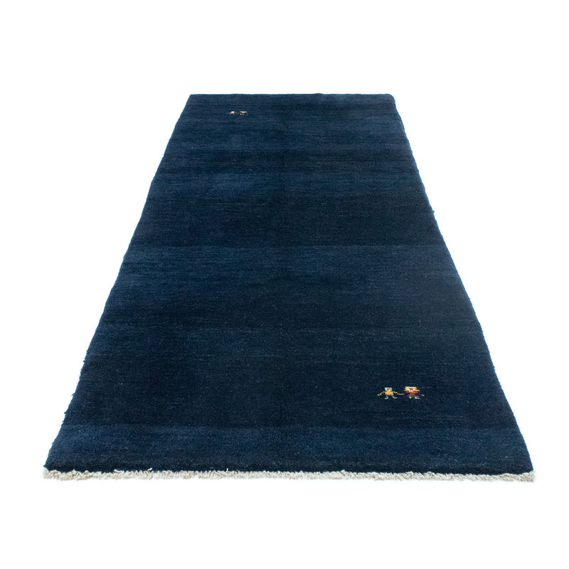 Runner Gabbeh Rug - Perser - 293 x 111 cm - dark blue