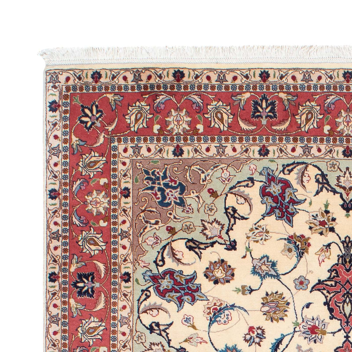 Tabriz - 50 Raj Rug 198x152cm - Persian Rugs
