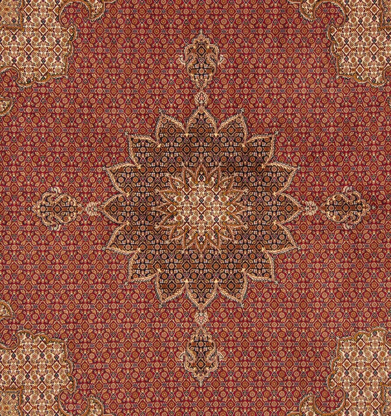 Perser Rug - Tabriz square  - 204 x 201 cm - dark red