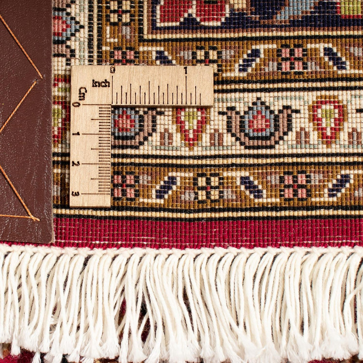 Perser Rug - Tabriz square  - 204 x 201 cm - dark red