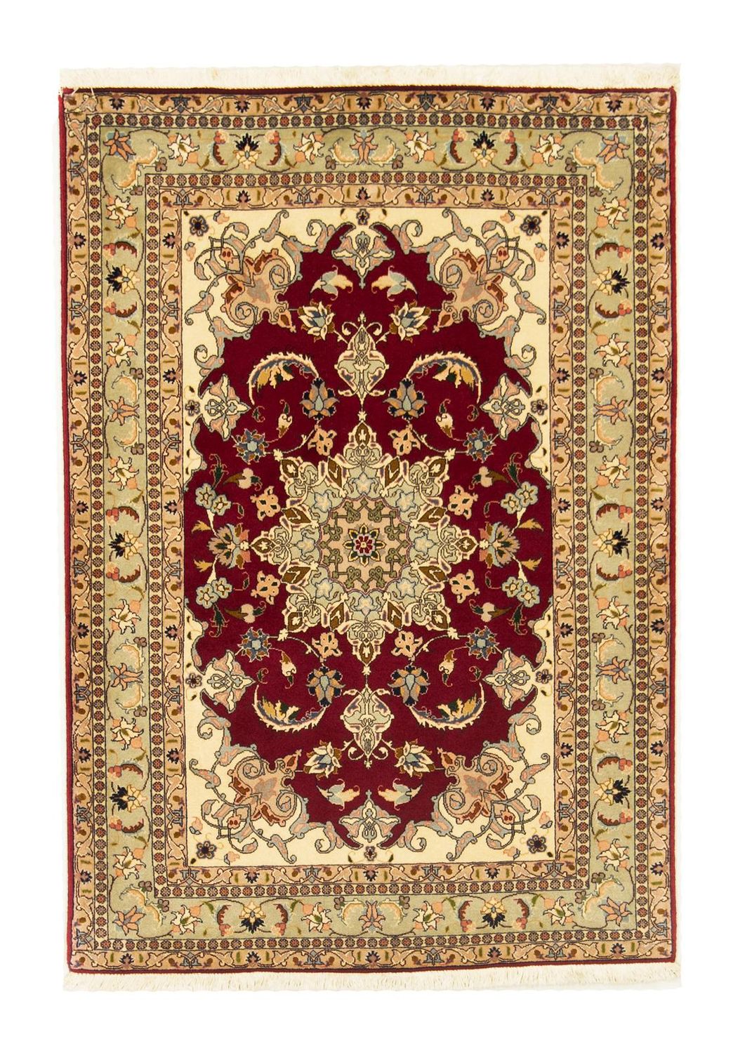 Perser Rug - Tabriz - Royal - 146 x 100 cm - red